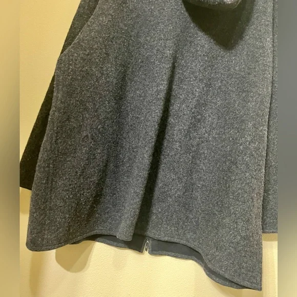 Eileen Fisher Woman Fuzzy Lambswool Blend Zip Up Jacket - Picture 14 of 16